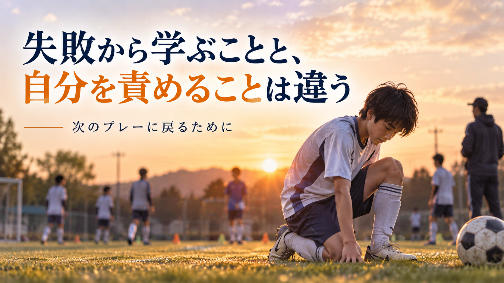 失敗から学ぶことと、自分を責めることは違う